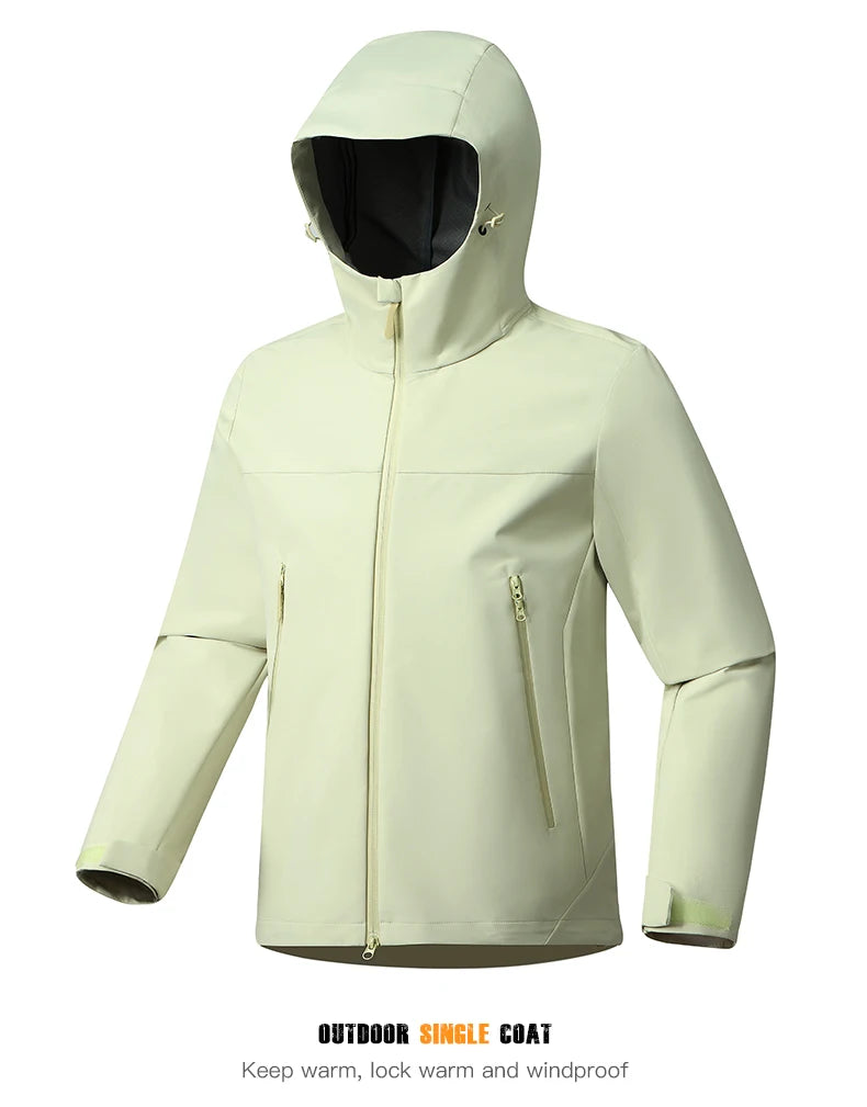 Unisex Waterproof Windbreaker Hiking Jacket