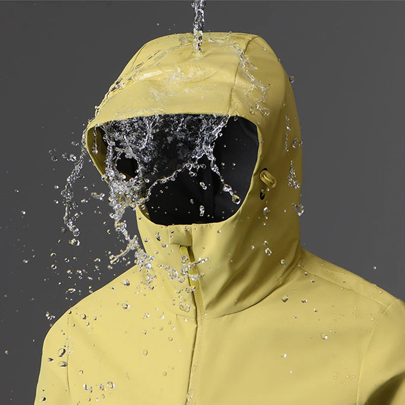 Unisex Waterproof Windbreaker Hiking Jacket
