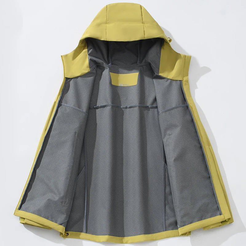 Unisex Waterproof Windbreaker Hiking Jacket