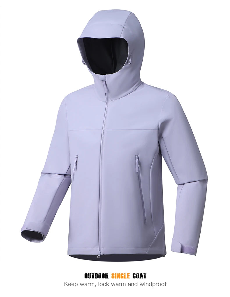 Unisex Waterproof Windbreaker Hiking Jacket