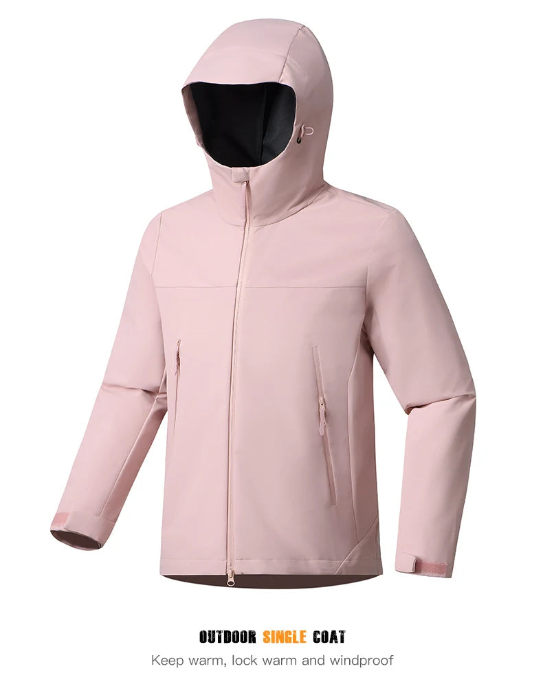 Unisex Waterproof Windbreaker Hiking Jacket