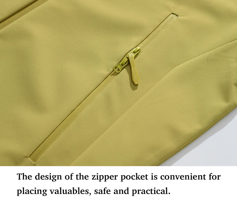 Unisex Waterproof Windbreaker Hiking Jacket