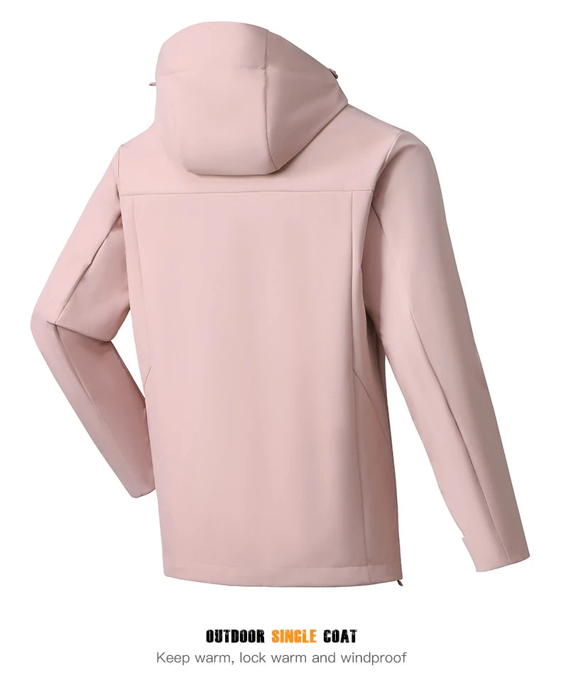 Unisex Waterproof Windbreaker Hiking Jacket