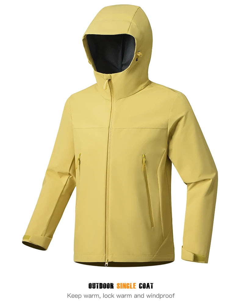 Unisex Waterproof Windbreaker Hiking Jacket