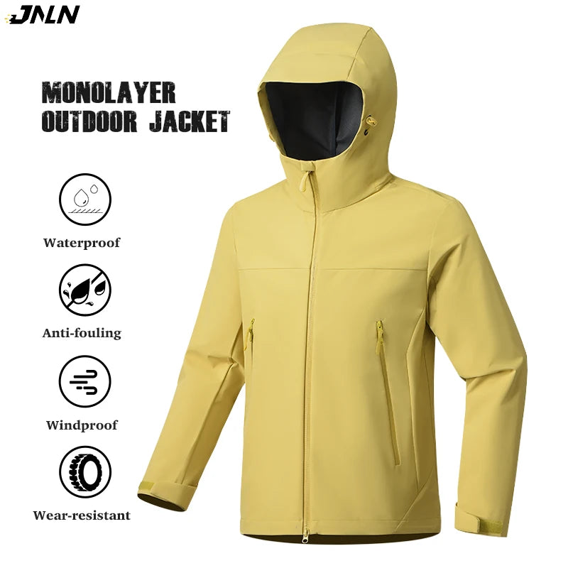 Unisex Waterproof Windbreaker Hiking Jacket